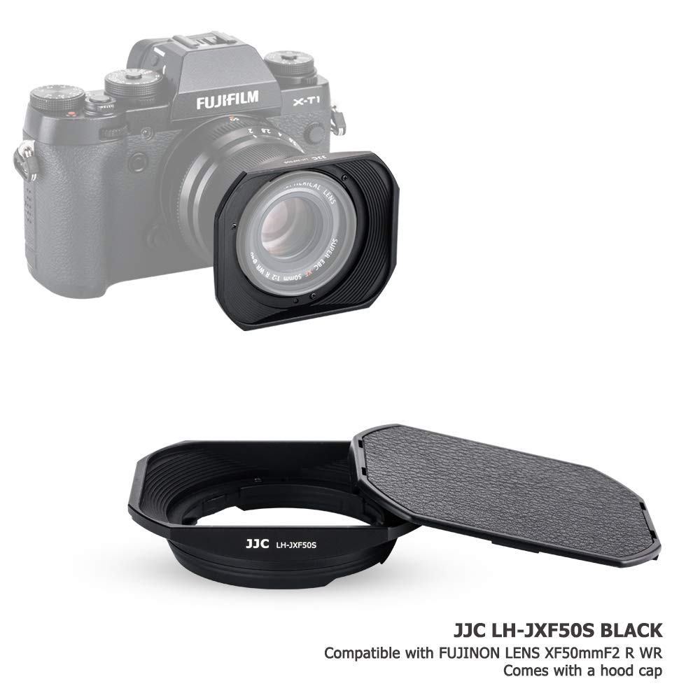Amazon | JJC メタル 正方形 レンズフード + フードキャップ Fujifilm